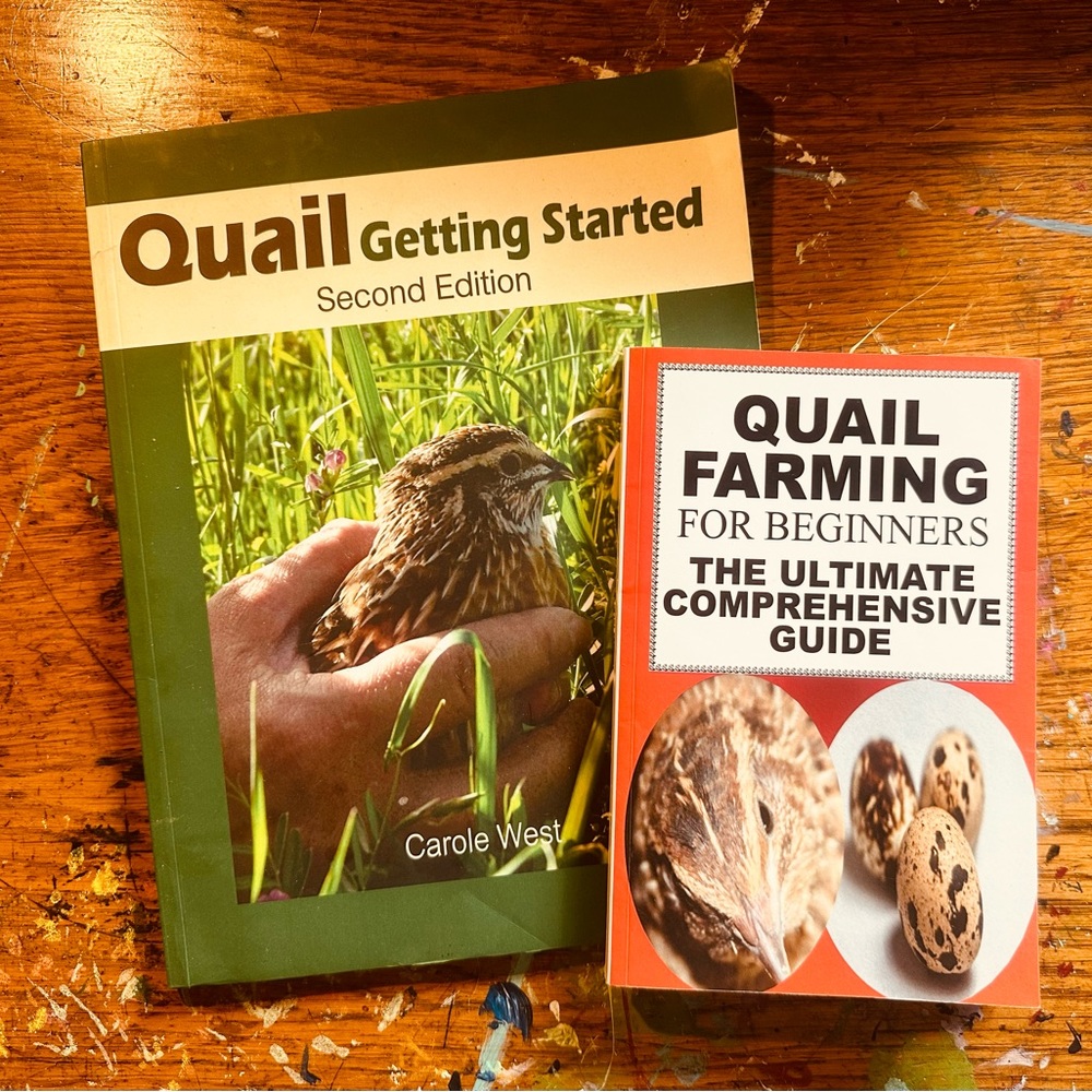 Backyard Homestead Quail Farm Book Package (2 books!) Urban Farm Country Poultry